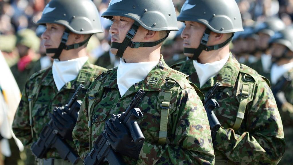 Un défilé militaire au Japon en 2013. Image d'illustration. [AFP - TORU YAMANAKA]