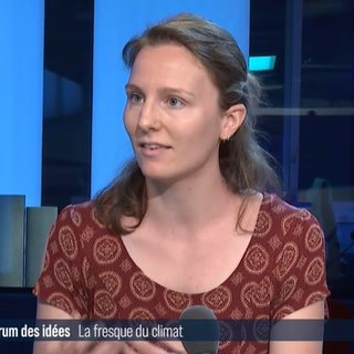 Interview de Louise Aubet, coordinatrice de la Fresque du Climat à Lausanne. [RTS]