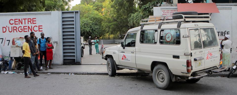 Le centre de Médecins sans frontières à Port-au-Prince à Haïti, touché par une réapparition du choléra. Image d'illustration. [Reuters - Ralph Tedy Erol]