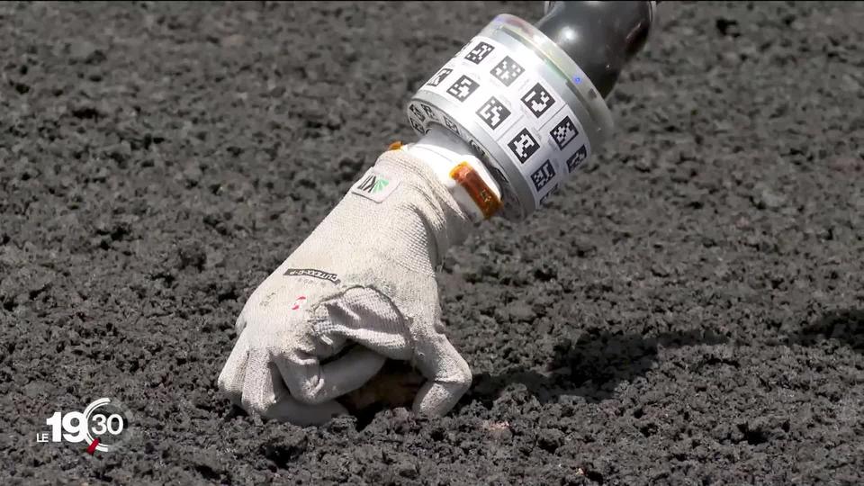 L'Agence Spatiale Européenne teste ses robots sur l'Etna, avant de les envoyer sur la Lune.