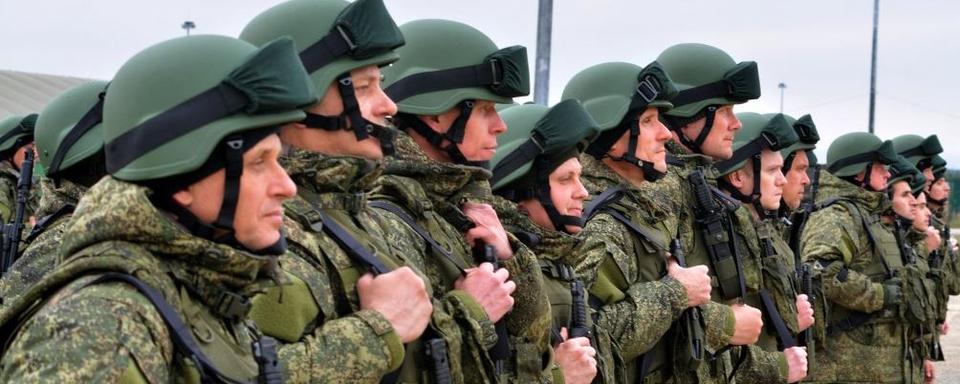 Des soldats russes photographiés à Rostov. [afp - Arkady Budnitsky/Anadolu Agency]