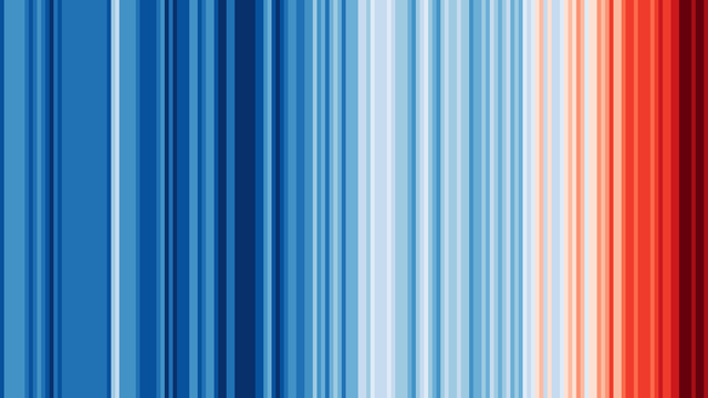 Warming stripes. [Ed Hawkins/showyourstripes.info]