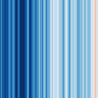 Warming stripes. [Ed Hawkins/showyourstripes.info]