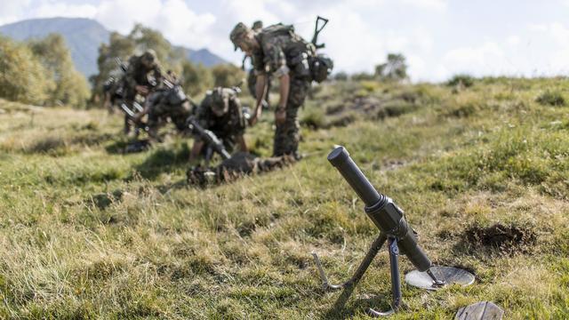 Le budget de l'armée suisse devrait augmenter dès l'année prochaine. [KEYSTONE - Gaetan Bally]