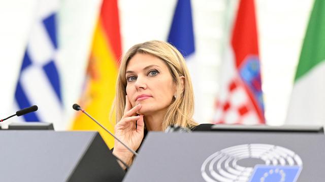 La vice-présidente grecque du Parlement européen Eva Kaili au Parlement européen à Strasbourg, le 22 novembre 2022. [Reuters]