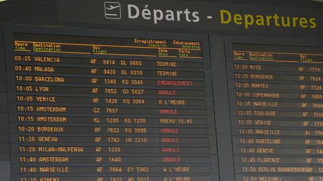 L'aéroport Roissy Charles de Gaulle le 16 septembre 2022. [AP Photo/Keystone - François Mori]