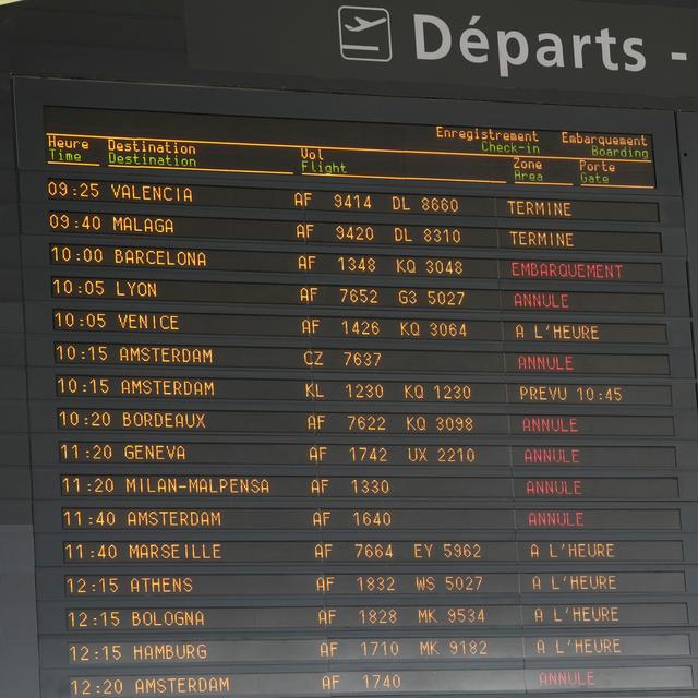 L'aéroport Roissy Charles de Gaulle le 16 septembre 2022. [AP Photo/Keystone - François Mori]