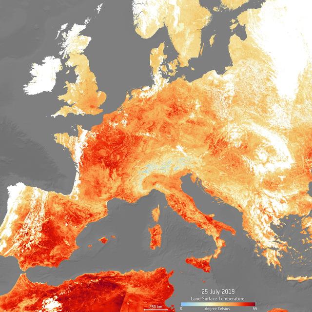 Les sept dernières années ont été les plus chaudes jamais enregistrées. [EPA - /EUROPEAN SPACE AGENCY]