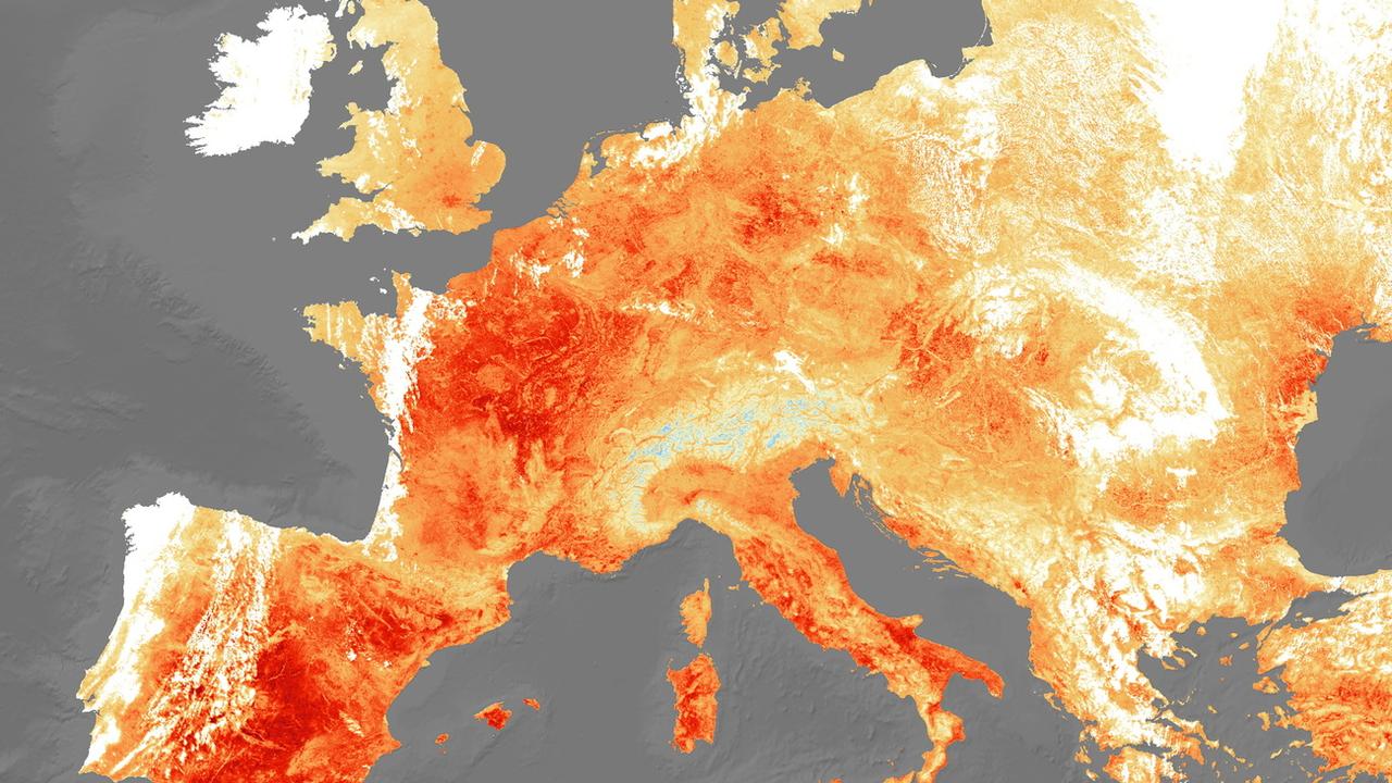 Les sept dernières années ont été les plus chaudes jamais enregistrées. [EPA - /EUROPEAN SPACE AGENCY]