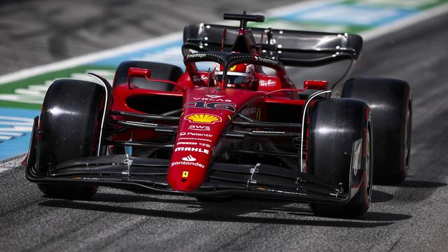 Charles Leclerc a décroché au volant de sa Ferrari une nouvelle pole position au GP d'Espagne. [Imago]