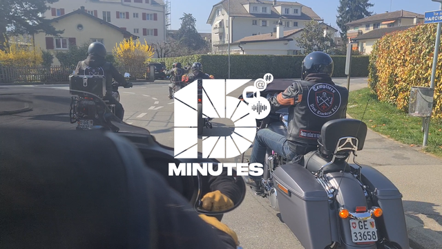 Des motards vaudois luttent contre le harcèlement scolaire. [RTS - Katia Bitsch]