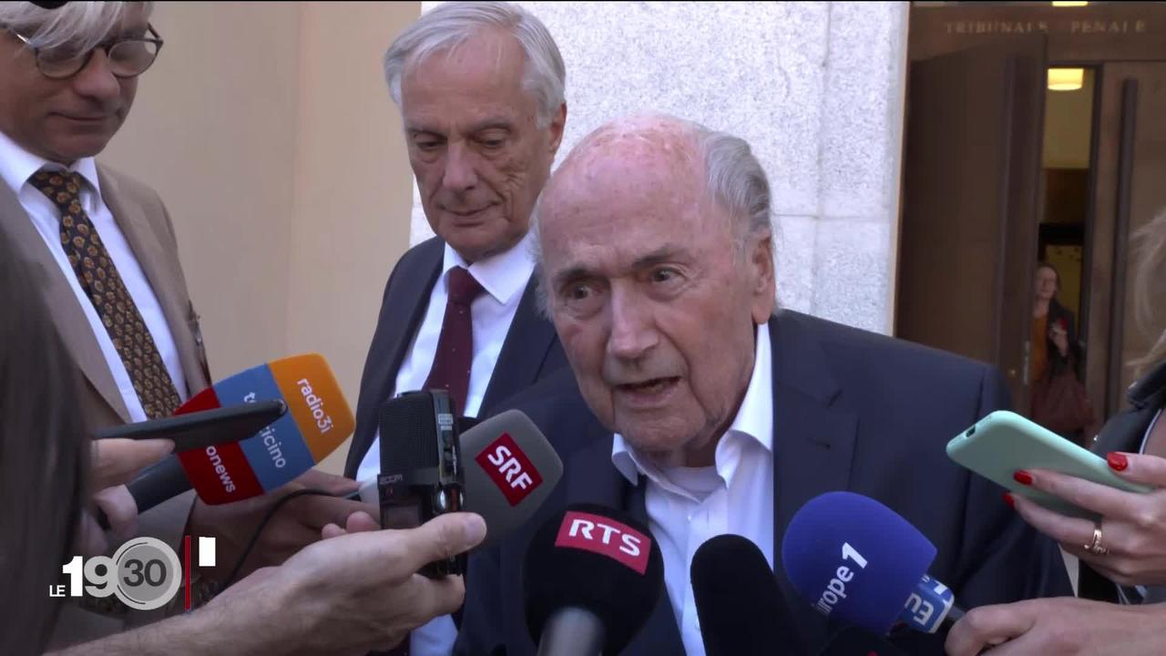 Sepp Blatter et Michel Platini clament leur innocence devant le Tribunal pénal fédéral à Bellinzone