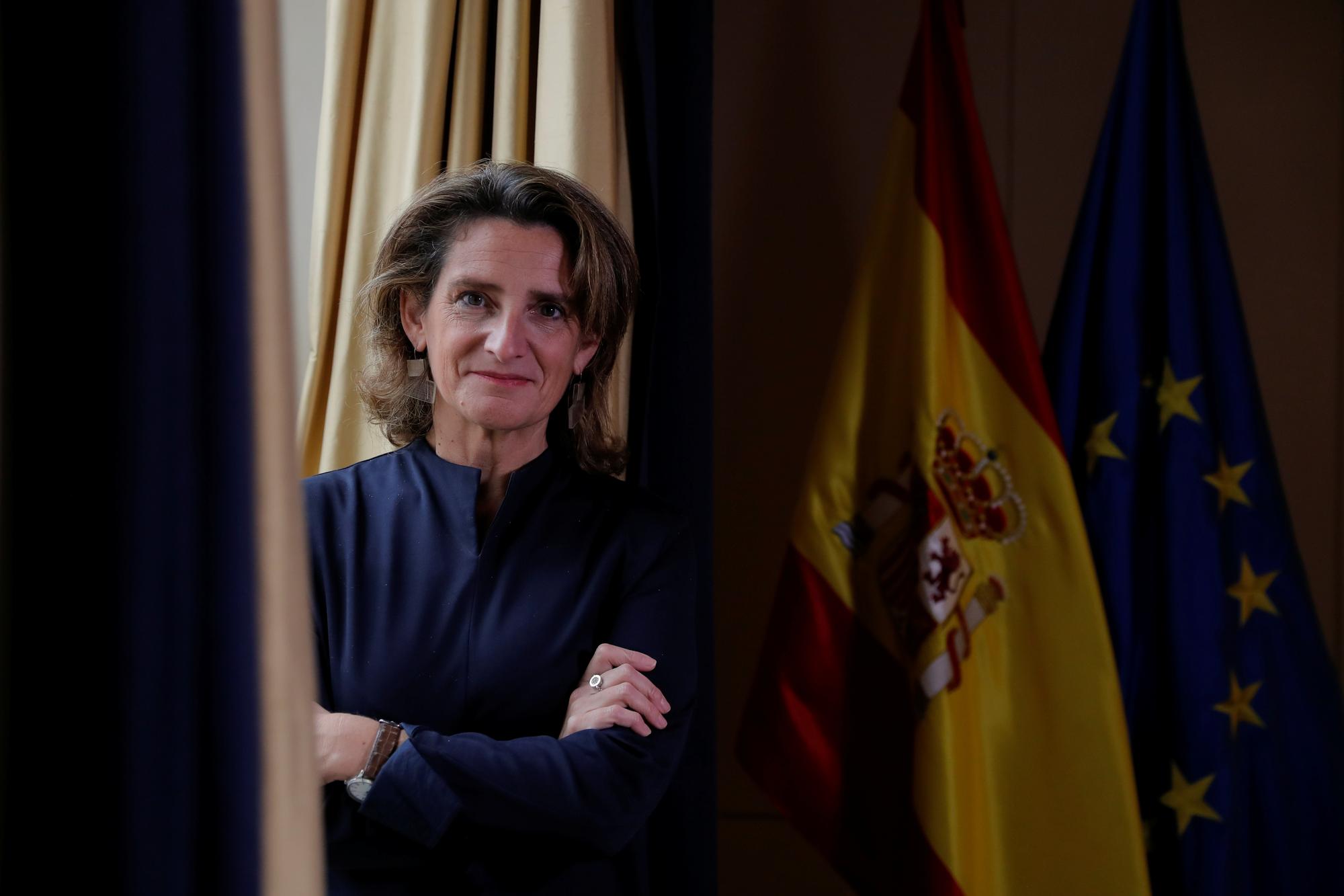 Teresa Ribera, ministre espagnole de la transition écologique (ici en 2019) [REUTERS - Susana Vera]