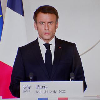 Le président français Emmanuel Macron a mis la pression sur son gouvernement et a réclamé "la transparence" suite aux incident survenus au Stade de France samedi dernier [AFP - Ludovic Marin]