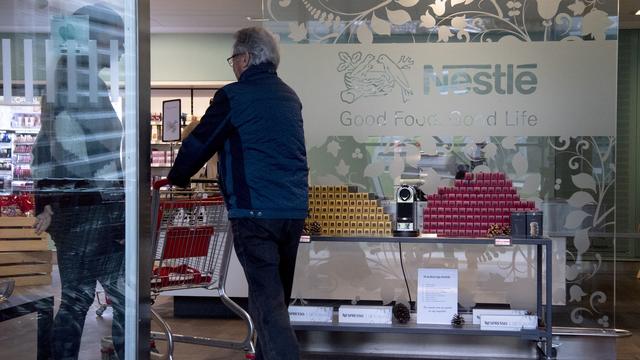 Le supermarché Nestlé de Vevey. [Keystone - Laurent Gillieron]