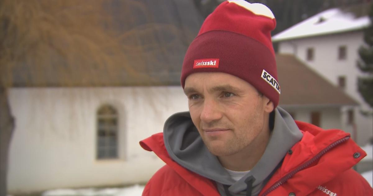 Ski de fond Erwan Käser à l'interview avant le Tour de Ski rts.ch