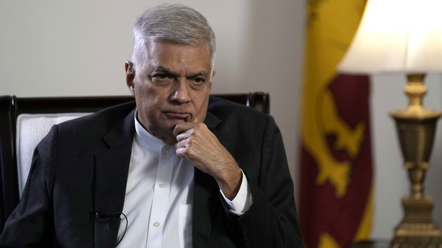 Le Premier ministre Ranil Wickremesinghe a pris la présidence par intérim du Sri lanka. [AP/Keystone - Eranga Jayawardena]