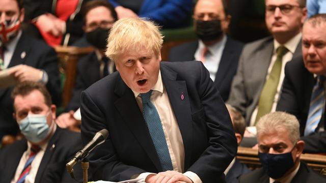 Un rapport administratif très attendu sur le scandale des fêtes à Downing Street durant le confinement a été remis au Premier ministre britannique Boris Johnson, ont indiqué des médias britanniques lundi. [KEYSTONE - UK PARLIAMENT/JESSICA TAYLOR HANDOUT]