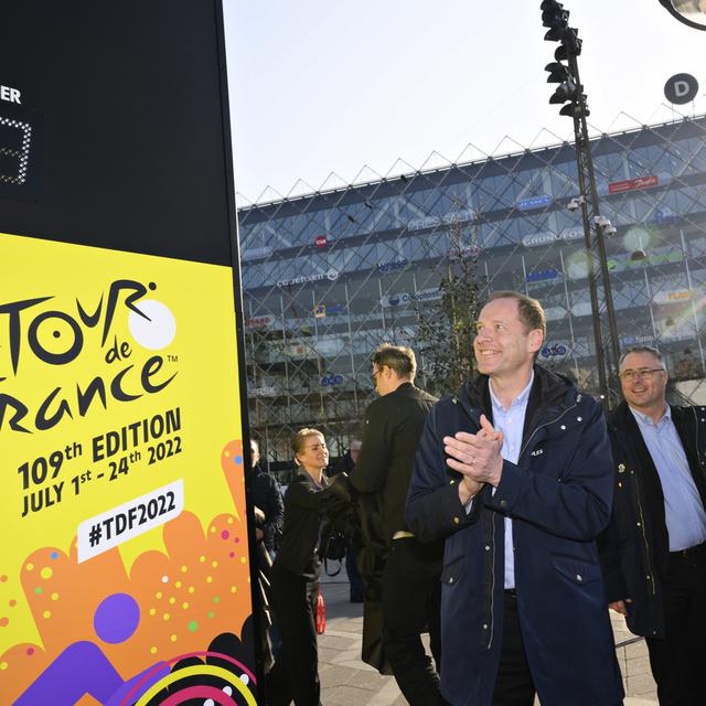 Christian Prudhomme, le directeur du Tour de France, en mars 2022. [EPA/Keystone - Philip Davali]