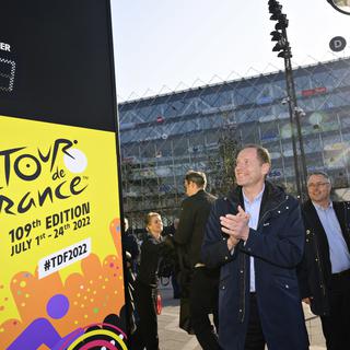 Christian Prudhomme, le directeur du Tour de France, en mars 2022. [EPA/Keystone - Philip Davali]
