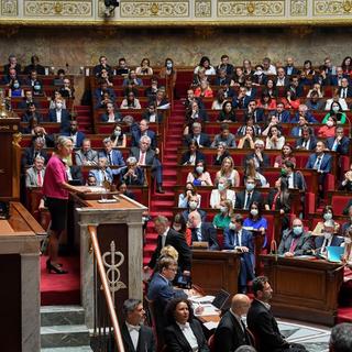 Elisabeth Borne a dévoilé ses priorités lors de sa déclaration de politique générale. [AFP - Bertrand Guay]