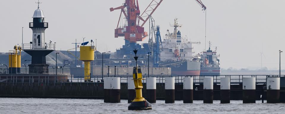 Terminal pour méthaniers à Brunsbüttel en Allemagne. [Keystone - Frank Molter]