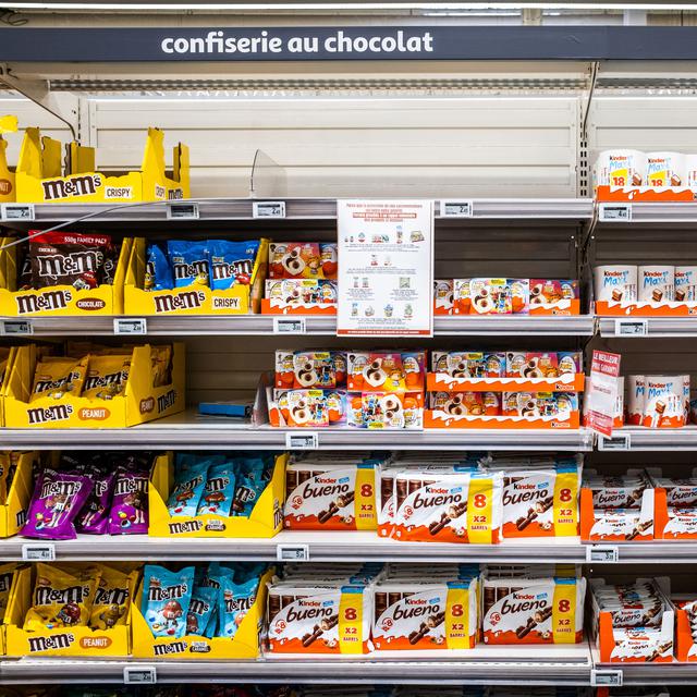 Rayon de supermarché: confiseries. [AFP - Jc Milhet / Hans Lucas]