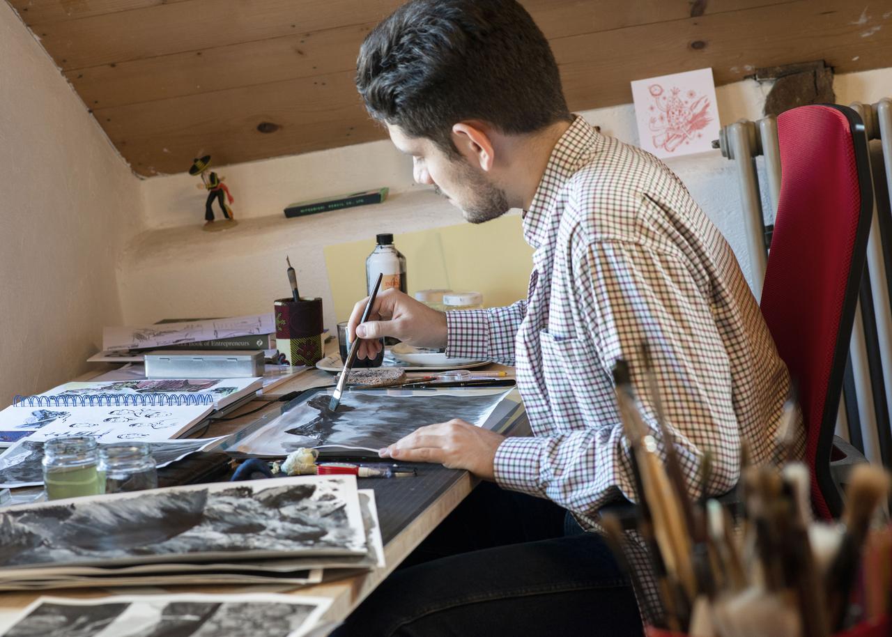 Le Genevois Fabian Menor, 24 ans et déjà deux albums au compteur. [HelvetiQ]