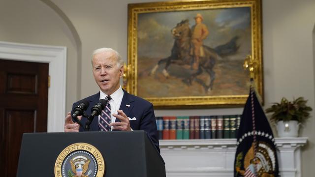 Le président Joe Biden s'exprime sur l'assaut qui a tué le chef du groupe Etat islamique en Syrie. [AP Photo - Patrick Semansky]