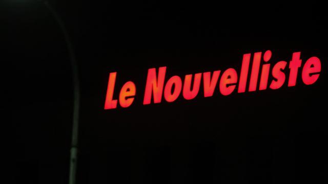 Le logo du Nouvelliste. [Keystone - Jean-Christophe Bott]