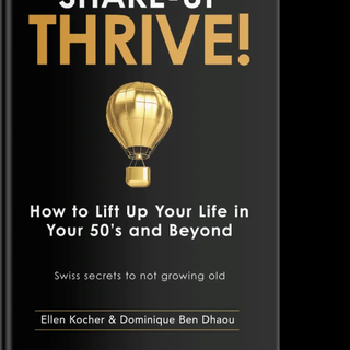 La couverture du livre "Wake-up, shake-up, thrive!" d'Ellen Kocher et Dominique Ben Dhaou. [DR]