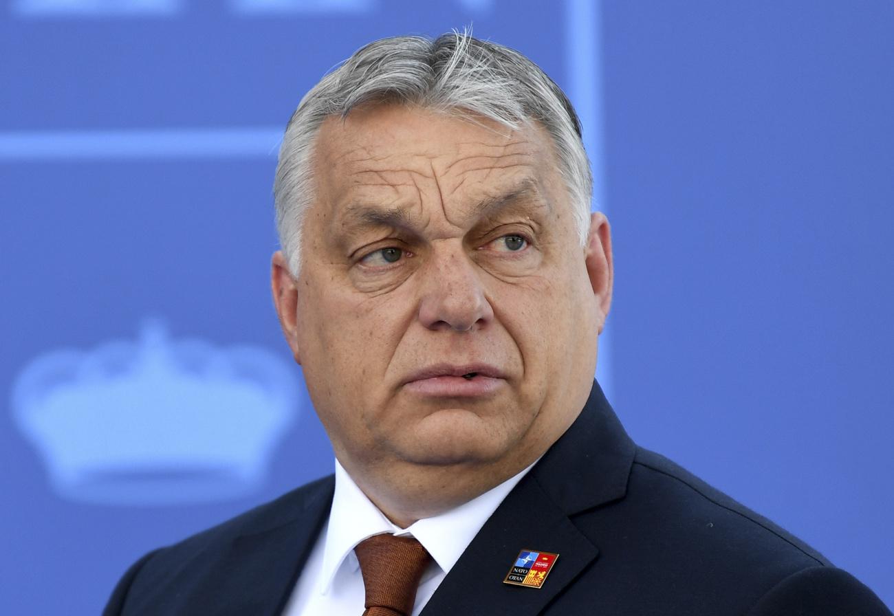Le Premier ministre hongrois Viktor Orban. [Keystone - Bertrand Guay / AP]
