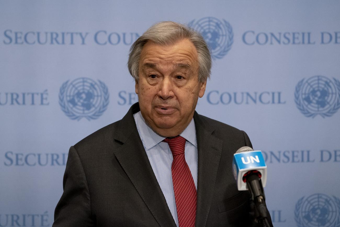 Antonio Guterres, le secrétaire général de l'ONU. [AP Photo/Keystone - John Minchillo]