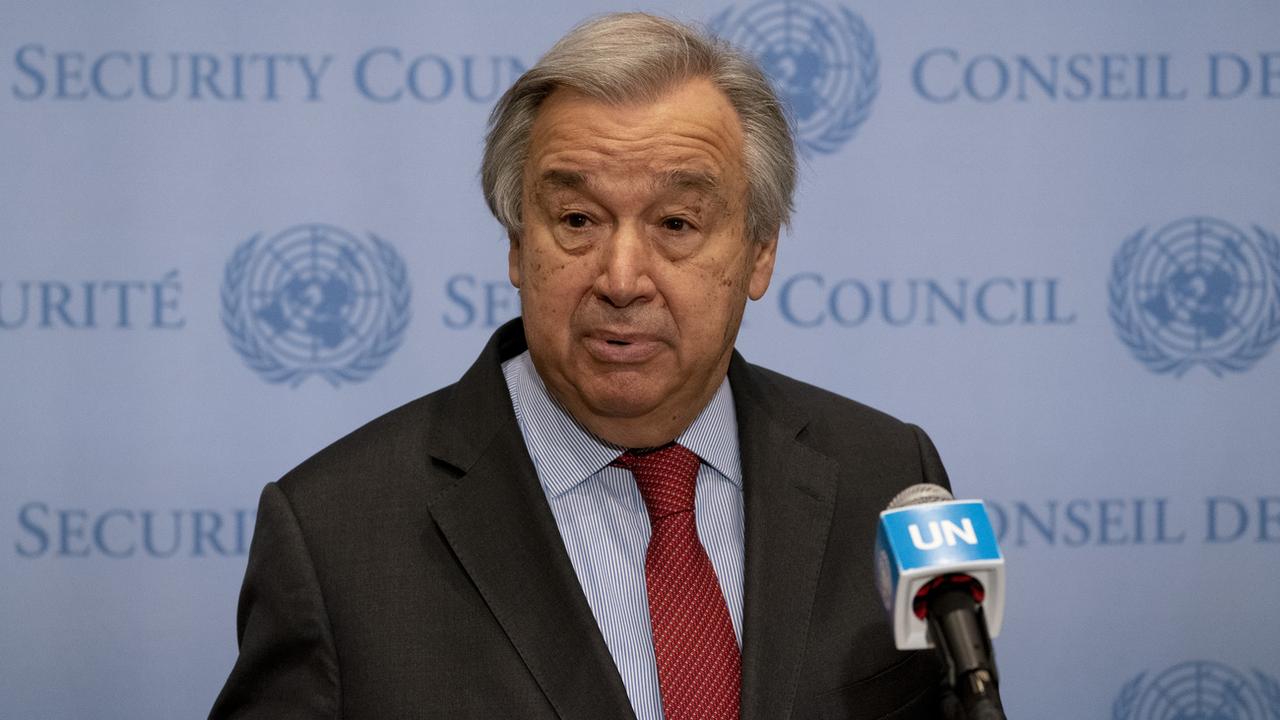 Antonio Guterres, le secrétaire général de l'ONU. [AP Photo/Keystone - John Minchillo]