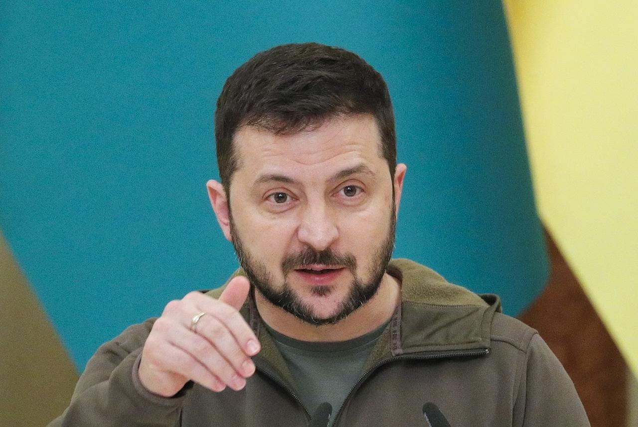 Volodymyr Zelensky. [EPA - Sergey Dolzhenko]