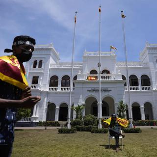 La situation politique reste dans l'incertitude au Sri Lanka [AP Photo/Keystone - Eranga Jayawardena]
