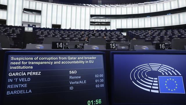 Le Parlement européen à Strasbourg. [Keystone - Jean-Francois Badias/AP Photo]