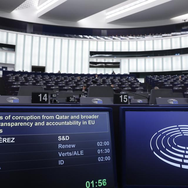 Le Parlement européen à Strasbourg. [Keystone - Jean-Francois Badias/AP Photo]