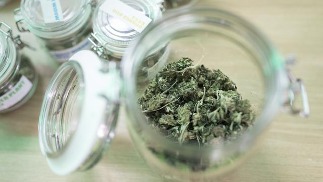 Genève veut lancer un essai pilote de vente régulée de cannabis. [Keystone - Gaetan Bally]