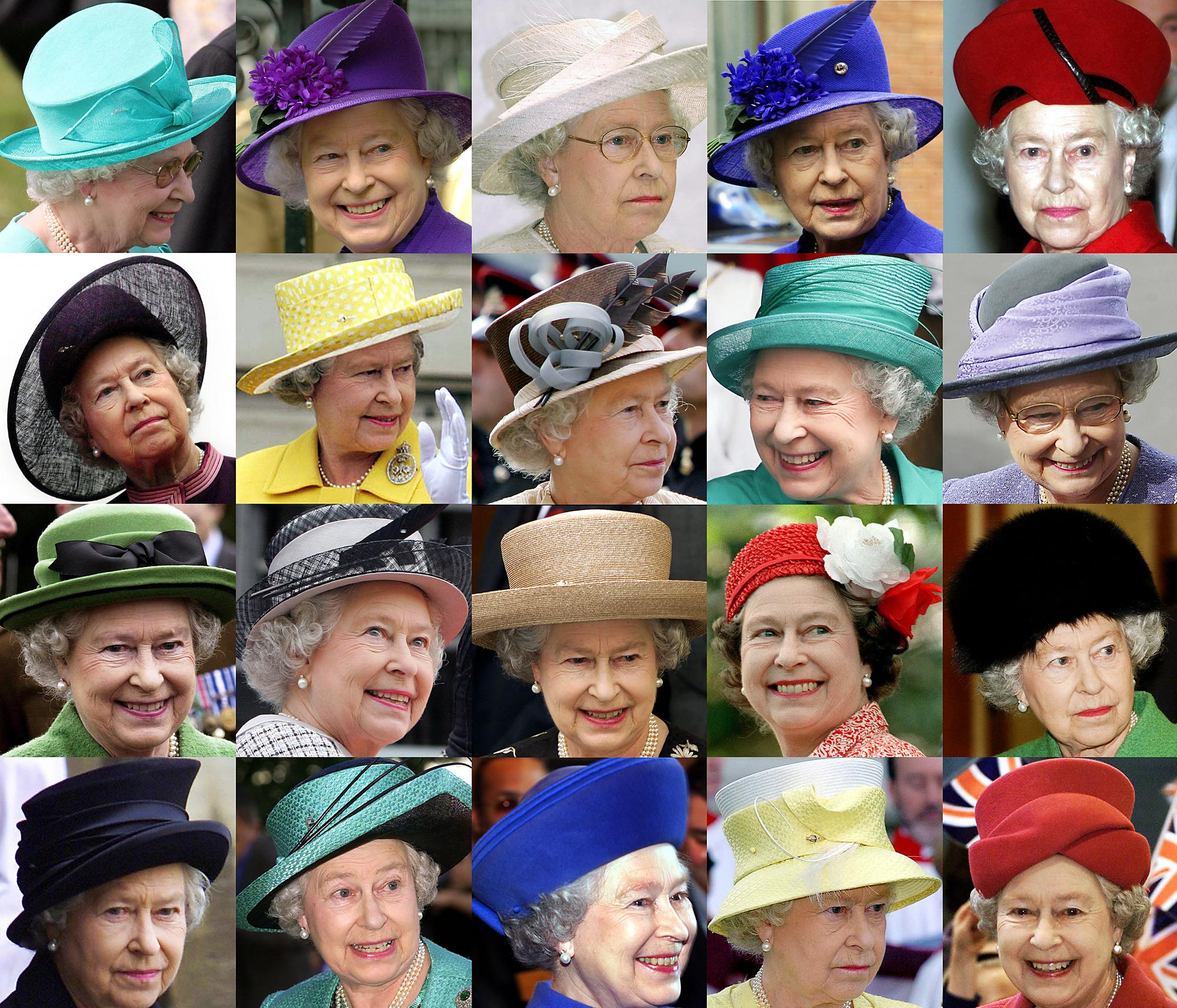 La reine Elizabeth II est aussi connue pour sa variété de chapeaux. [afp - -]