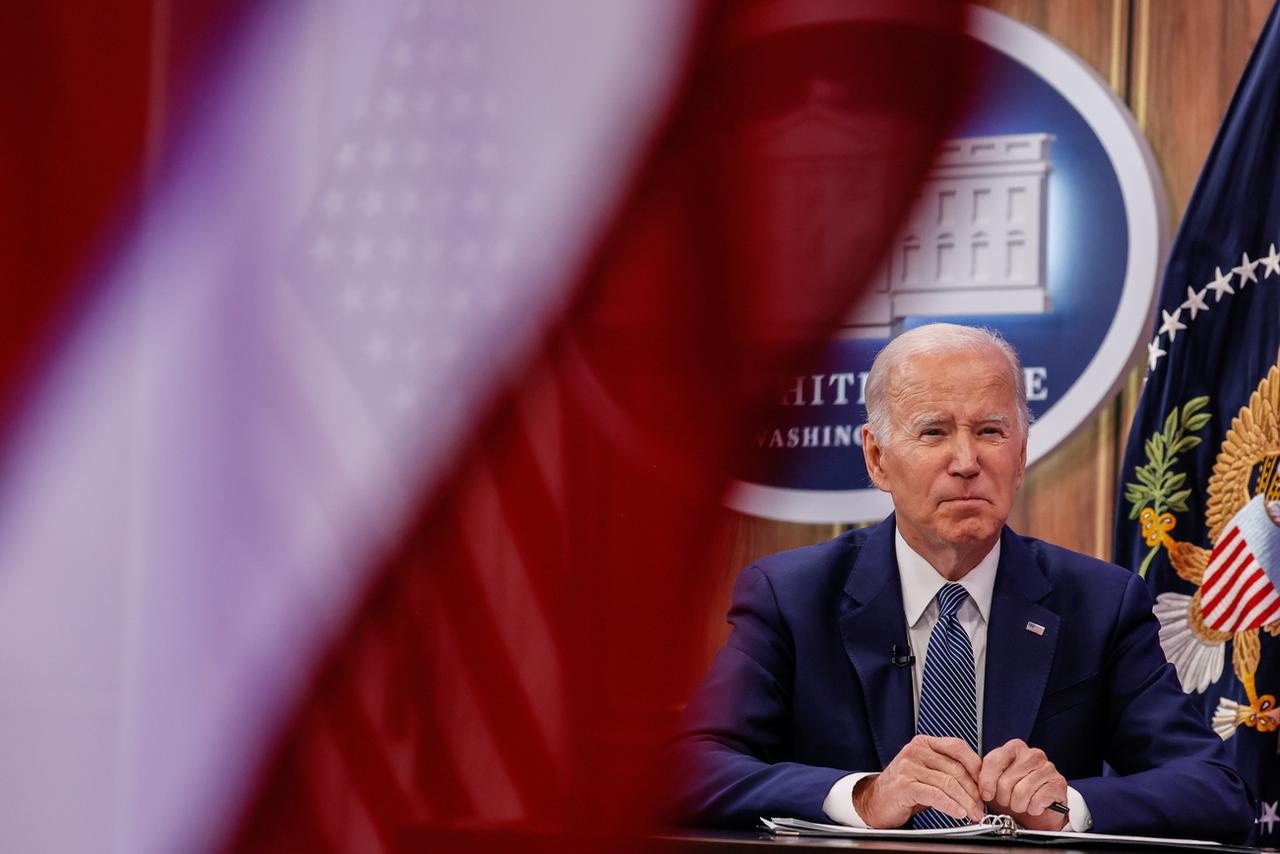 Le président américain Joe Biden. [Keystone - EPA/Jemal Countess]