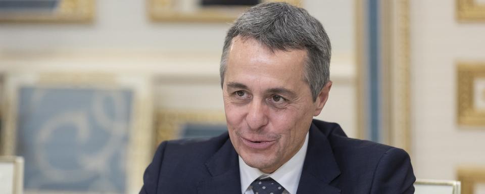 Ignazio Cassis, président de la Confédération pour l'année 2022. [Keystone - EPA/Presidential press service]