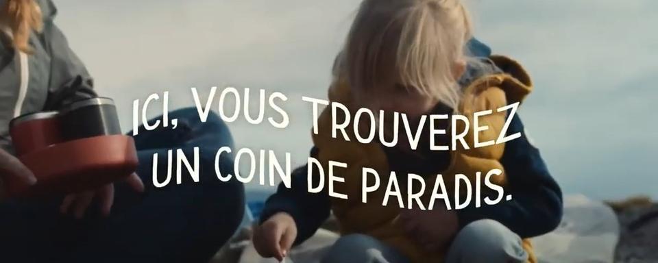 Capture d'écran d'un clip de promotion de Valais Wallis.