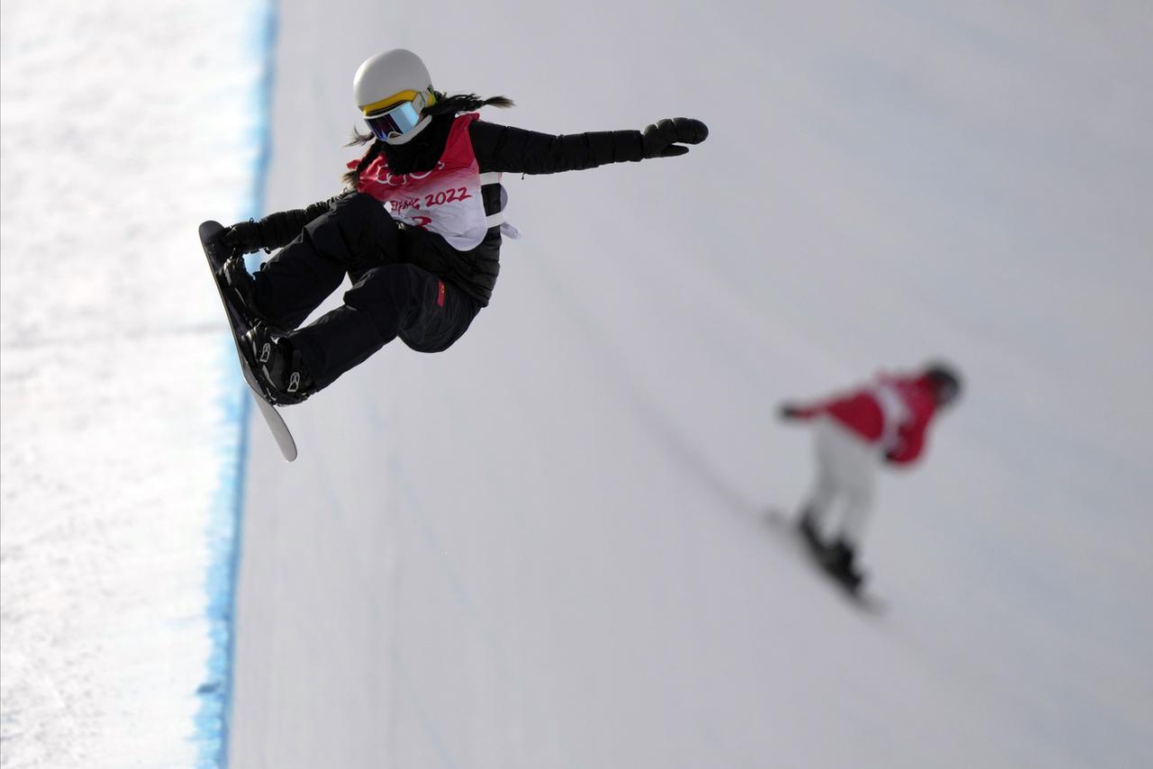 La Californienne de 21 ans avait déjà songé à mettre un terme à sa carrière en 2018 après son titre olympique à PyeongChang. [KEYSTONE - Francisco Seco]