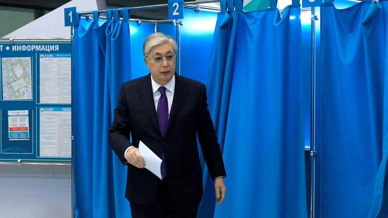 Le président sortant du Kazakhstan Kassym-Jomart Tokaïev rempile pour sept ans [REUTERS - Press Service of the President of Kazakhstan]