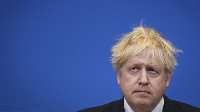 Boris Johnson soumis lundi à une motion de défiance de son parti. [Keystone/AP - Daniel Leal]