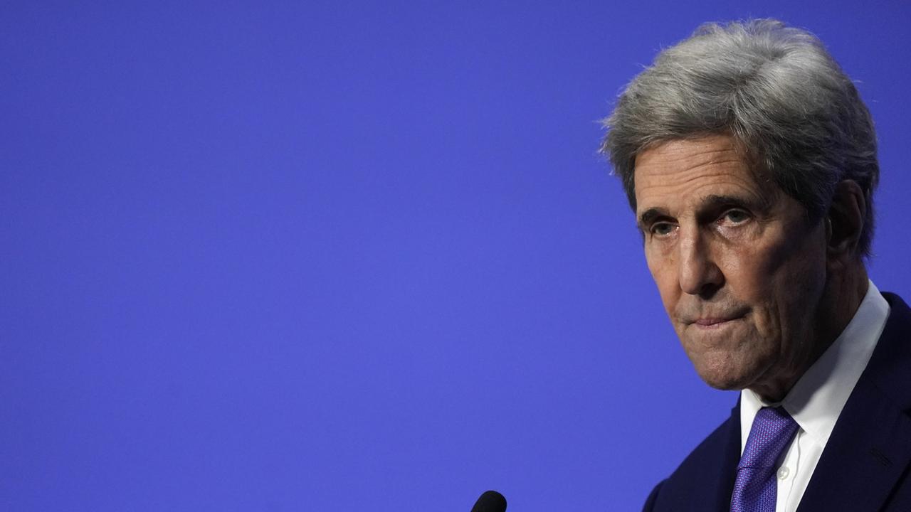 Les Etats-Unis déterminés à tenir leurs objectifs climatiques, assure John Kerry. [KEYSTONE - ALBERTO PEZZALI]