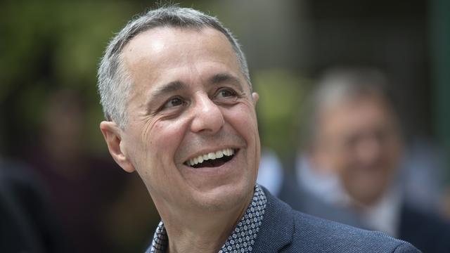 Le président de la Confédération Ignazio Cassis se rendra à Plateforme 10 à Lausanne le 1er août. [Keystone - Ti-Press/Pablo Gianinazzi]