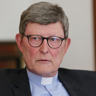 Le cardinal Rainer Maria Woelki, archevêque de Cologne, donne une interview à la Maison archiépiscopale, le 12 août 2021 en Rhénanie-du-Nord-Westphalie, Cologne.