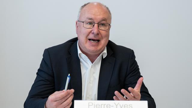 La Suisse "est tombée dans le piège de l'UE", affirme Pierre-Yves Maillard. [Keystone - Peter Schneider]